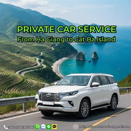 Ha Giang to Cat Ba Island Private Car